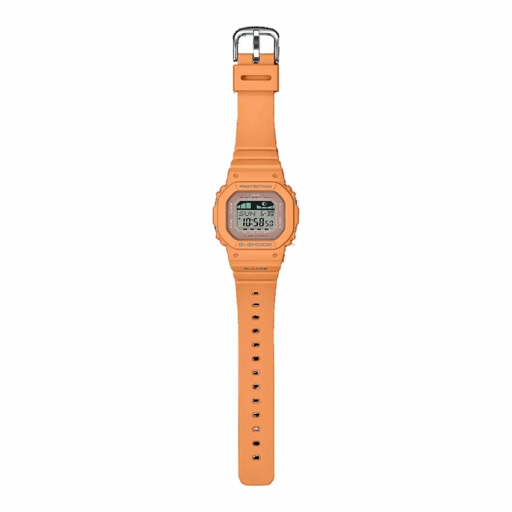 Casio G-Shock G-Lide Digital Orange Resin Strap Unisex Watch GLX-S5600-4DR