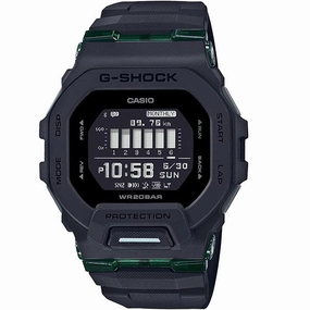 Casio G-Shock G-Squad Digital Black Resin Strap Watch For Men GBD-200UU-1DR