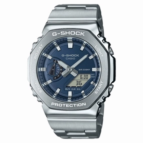 Casio G-Shock G-Steel Silver Watch GM-2110D-2BDR