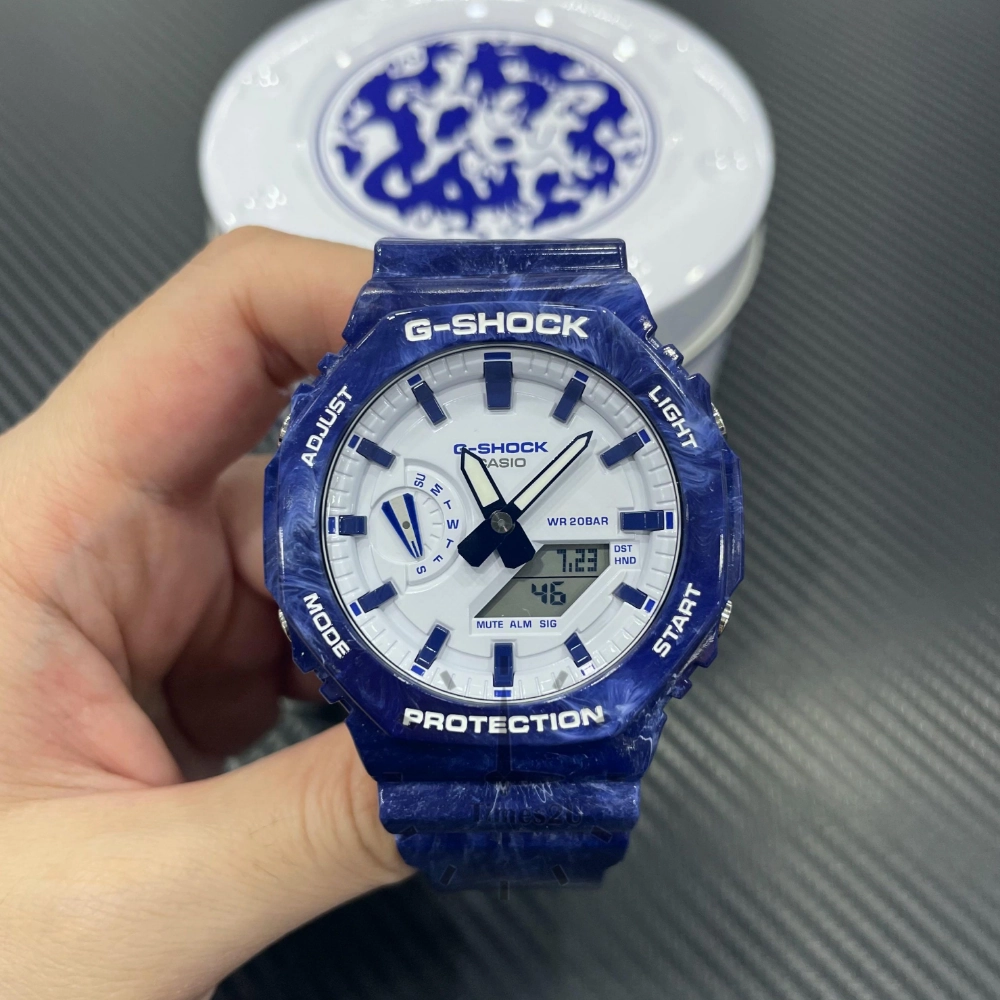 CASIO G-SHOCK GA-2100BWP-2ADR-P MEN WATCH
