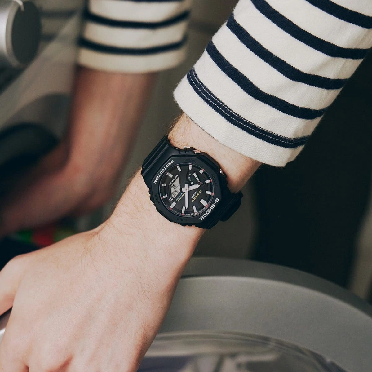 CASIO G-SHOCK GA-2100RL-1ADR ANALOG-DIGITAL BLACK WATCH