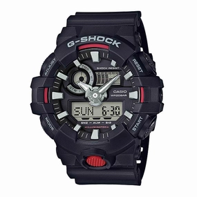 Casio G-Shock GA-700-1ADR Digital-Analog Black Resin Strap Men's Watch