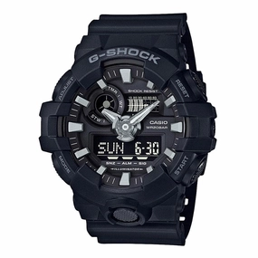 CASIO G-SHOCK GA-700-1BDR-P DIGITAL QUARTZ BLACK RESIN MEN'S WATCH