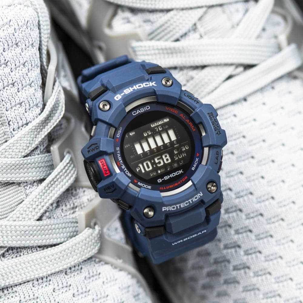 CASIO G-SHOCK GBD-100-2DR RESIN NAVY BLUE STRAP MEN'S WATCH