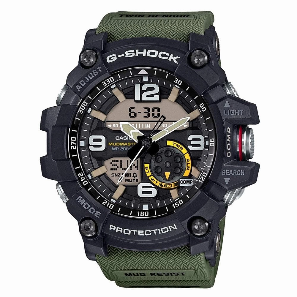 CASIO G-SHOCK GG-1000-1A3DR MUDMASTER GREEN RESIN STRAP MEN'S WATCH