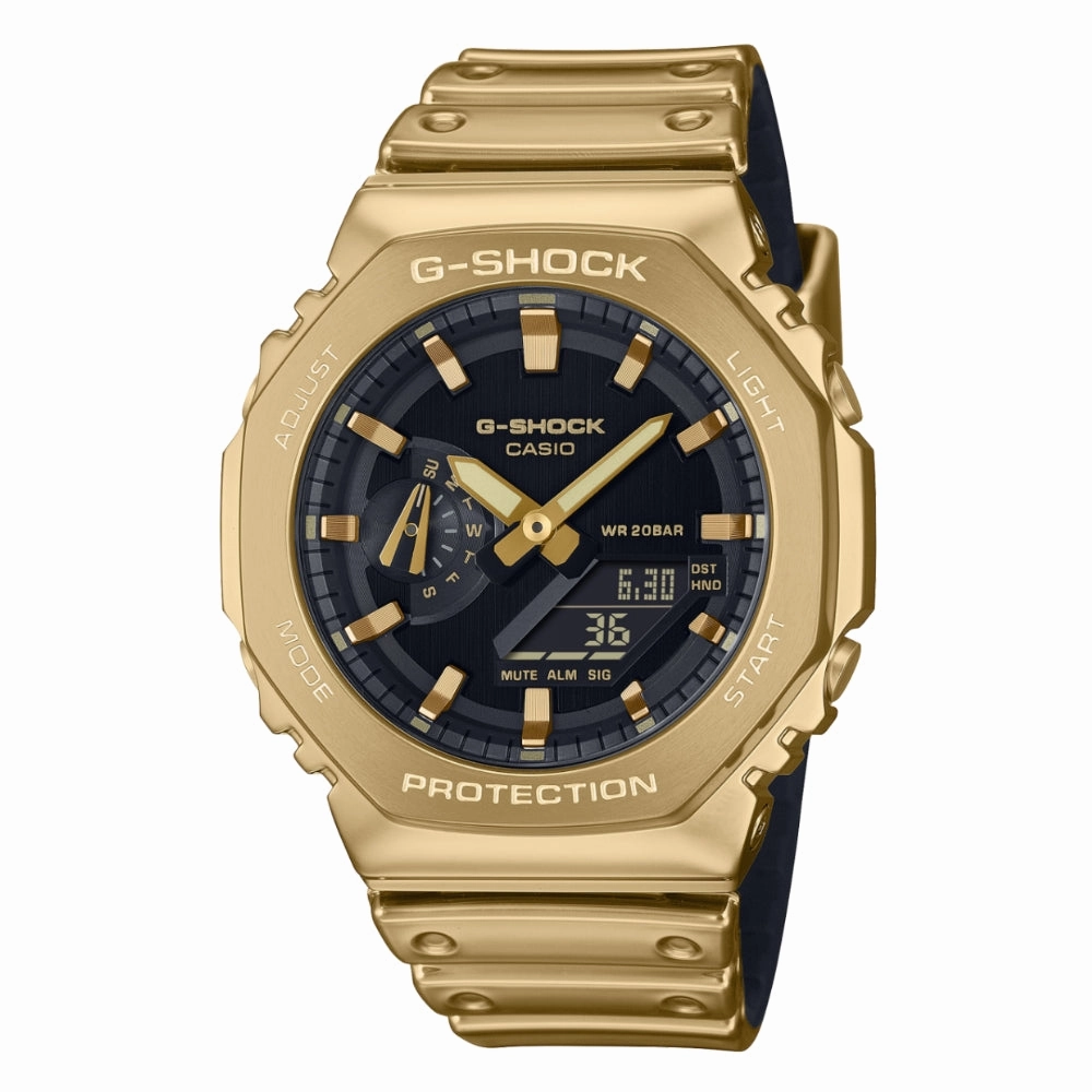 CASIO G-SHOCK GM-2100YM FINE METALLIC SERIES ANALOG-DIGITAL RESIN WATCH
