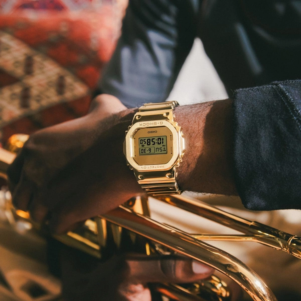 CASIO G-SHOCK GM-5600YM FINE METALLIC SERIES DIGITAL RESIN WATCH