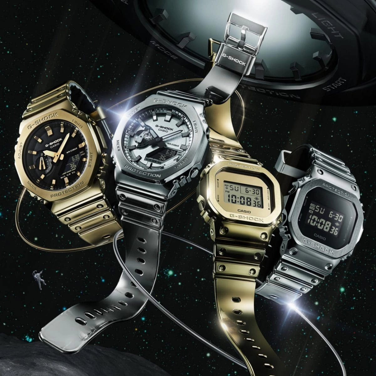 CASIO G-SHOCK GM-5600YM FINE METALLIC SERIES DIGITAL RESIN WATCH