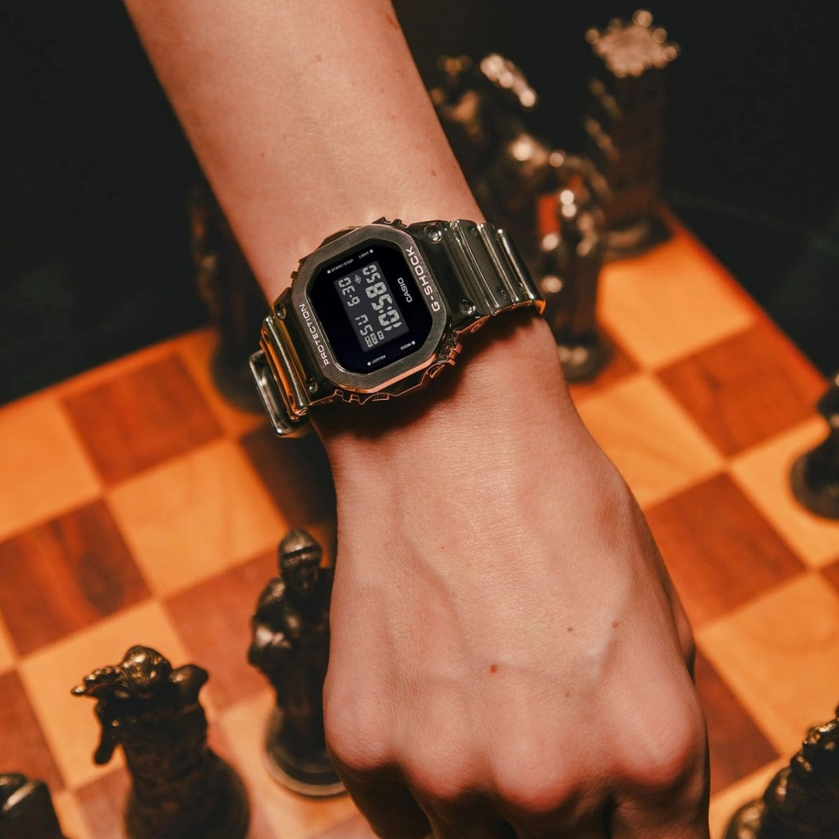 CASIO G-SHOCK GM-5600YM FINE METALLIC SERIES DIGITAL RESIN WATCH