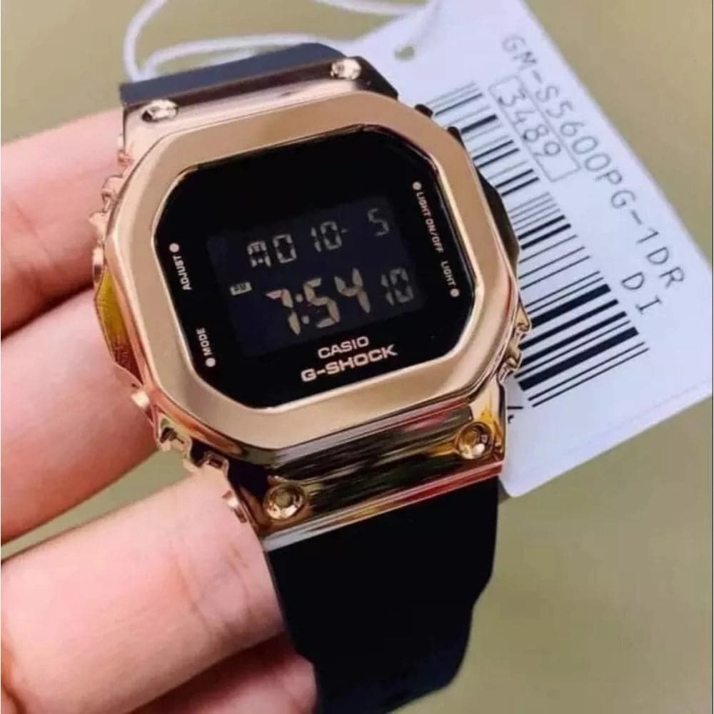 CASIO G-SHOCK GM-S5600PG-1DR-P BLACK RESIN WOMEN WATCH