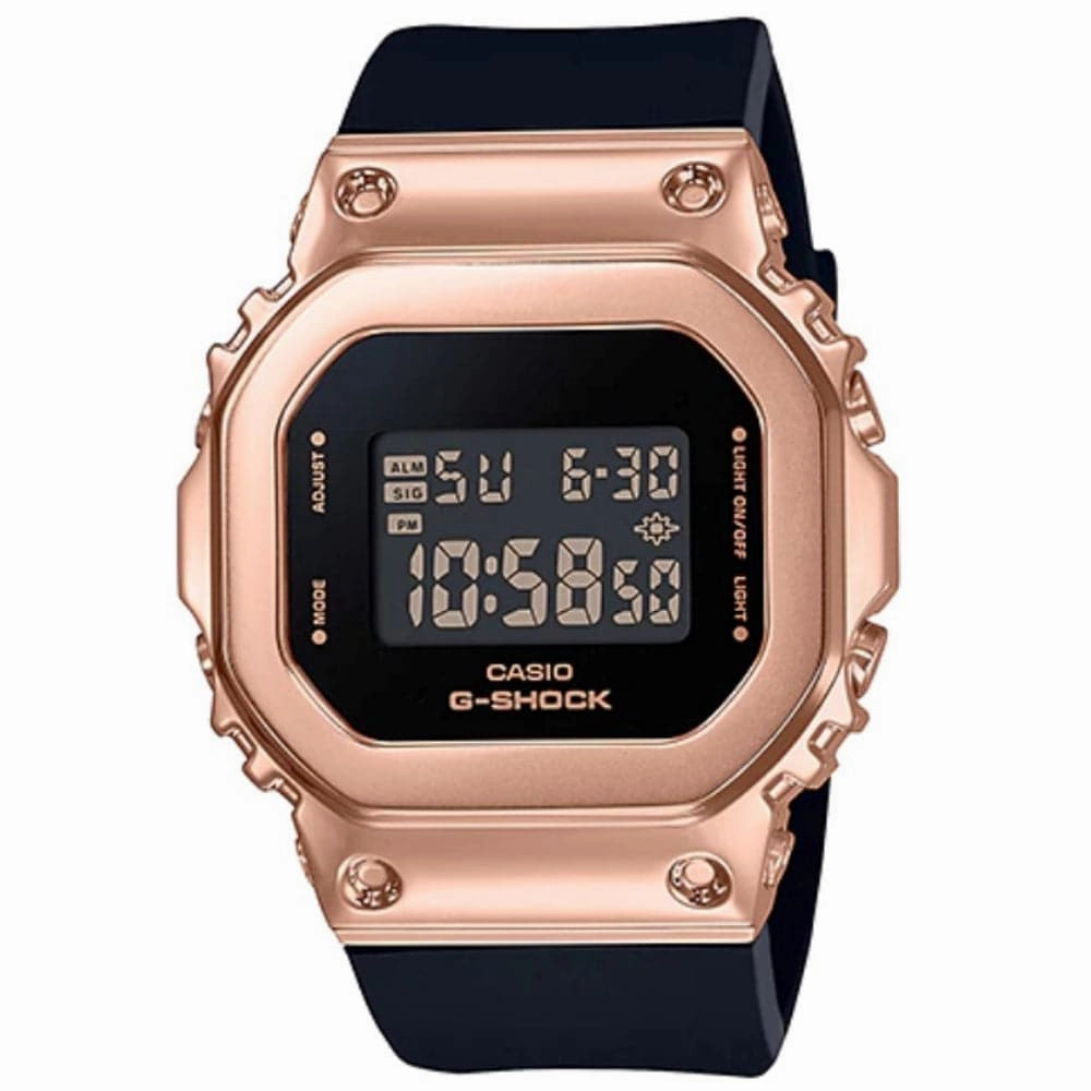 CASIO G-SHOCK GM-S5600PG-1DR-P BLACK RESIN WOMEN WATCH