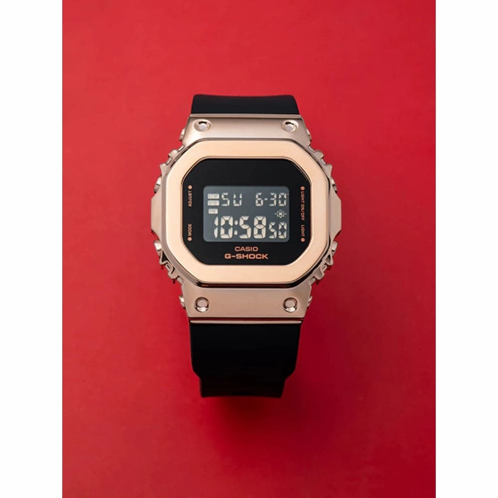 CASIO G-SHOCK GM-S5600PG-1DR-P BLACK RESIN WOMEN WATCH
