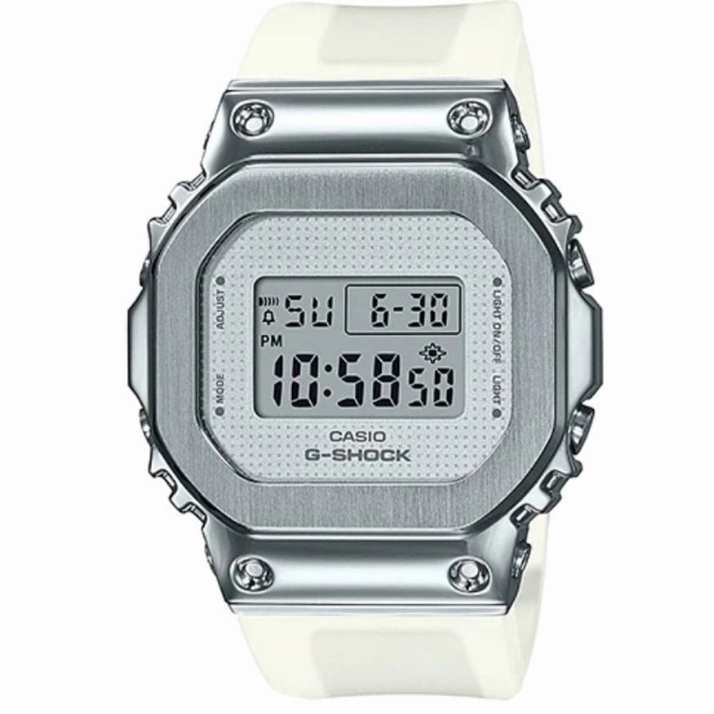 CASIO G-SHOCK GM-S5600SK-7DR-P WHITE RESIN WOMEN WATCH