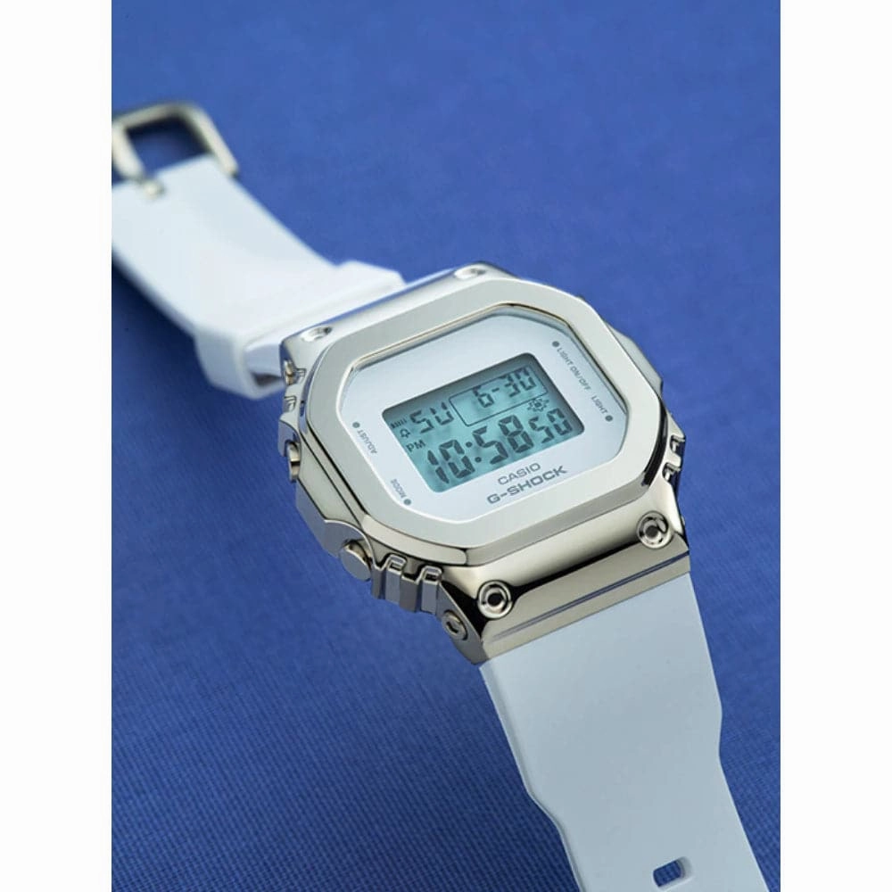 CASIO G-SHOCK GM-S5600SK-7DR-P WHITE RESIN WOMEN WATCH