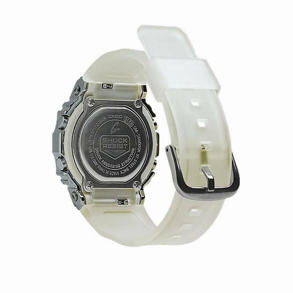 CASIO G-SHOCK GM-S5600SK-7DR-P WHITE RESIN WOMEN WATCH