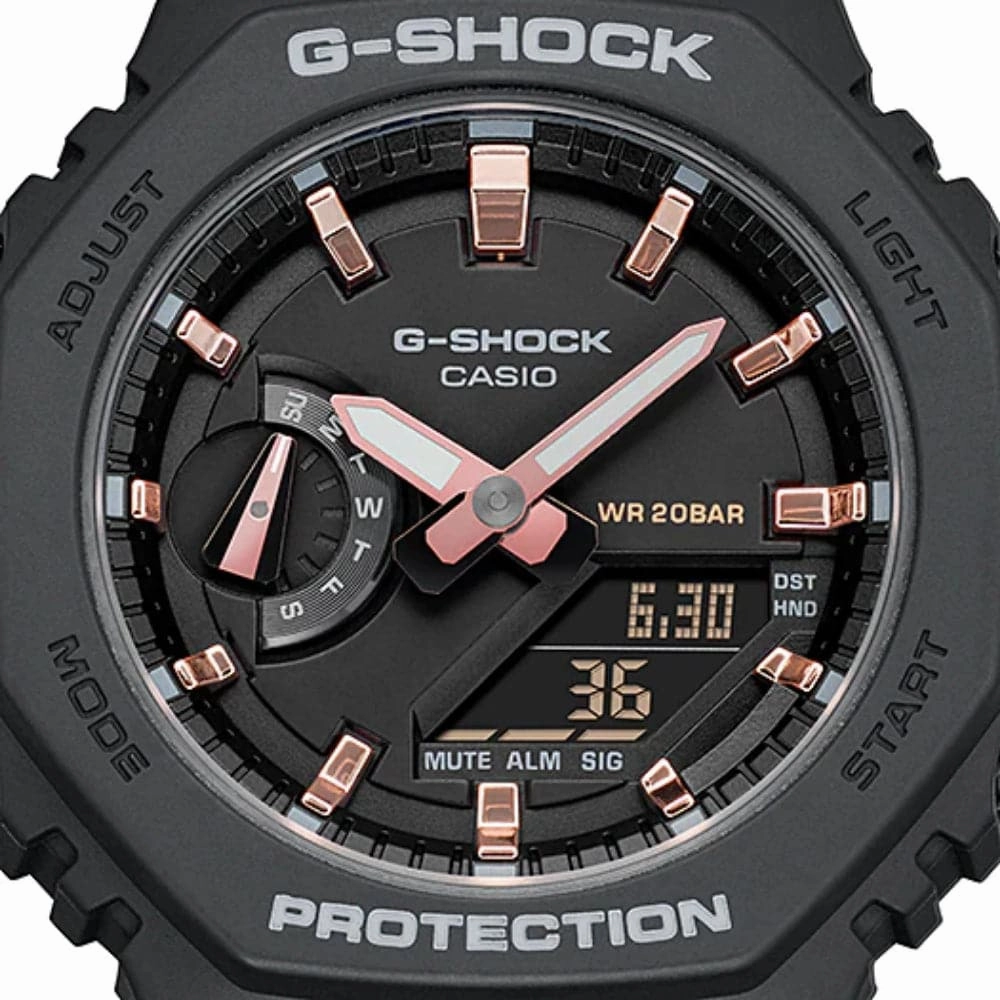 CASIO G-SHOCK GMA-S2100-1ADR-P BLACK RESIN STRAP MEN WATCH