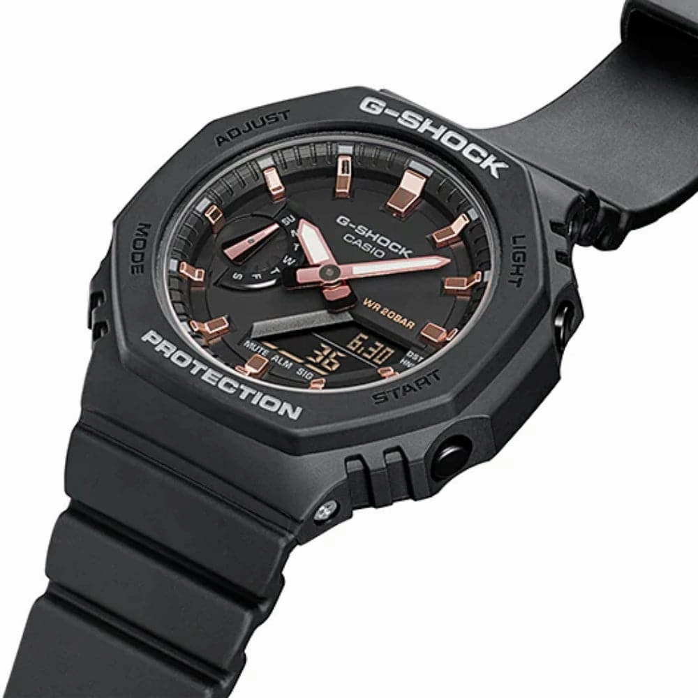 CASIO G-SHOCK GMA-S2100-1ADR-P BLACK RESIN STRAP MEN WATCH