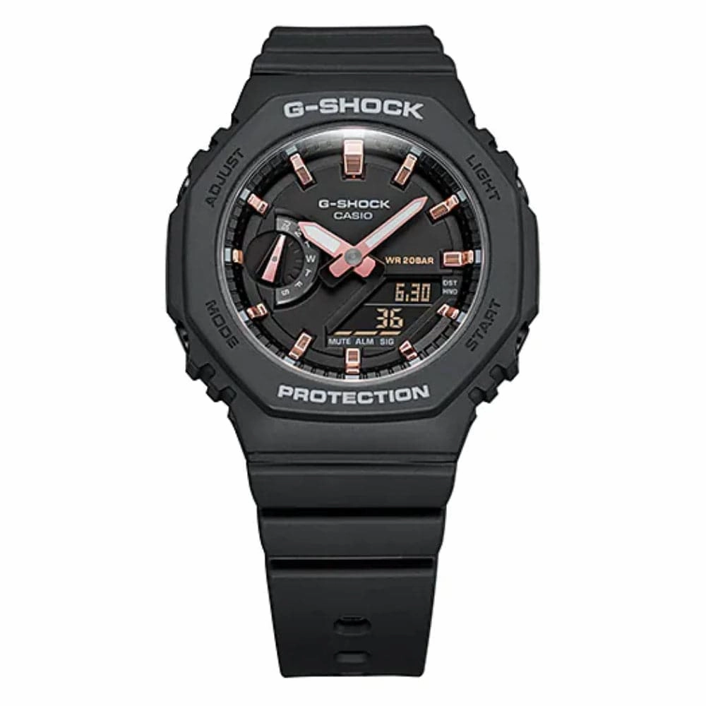 CASIO G-SHOCK GMA-S2100-1ADR-P BLACK RESIN STRAP MEN WATCH