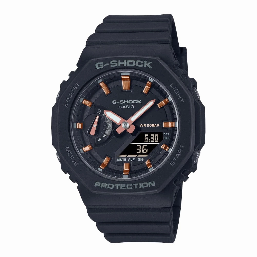CASIO G-SHOCK GMA-S2100-1ADR-P BLACK RESIN STRAP MEN WATCH