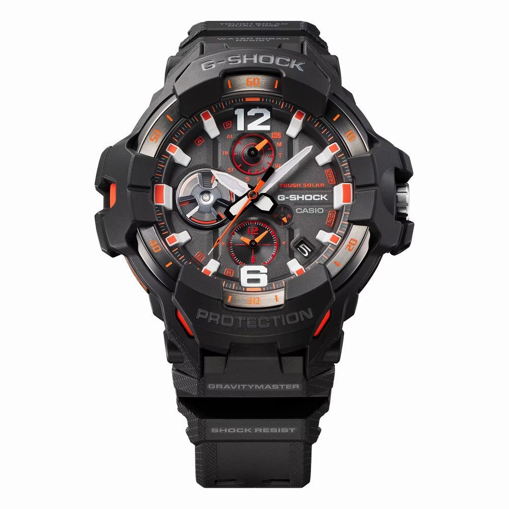 Casio G-Shock Gravity Master Black Resin Strap Men's Watch GR-B300-1A4DR