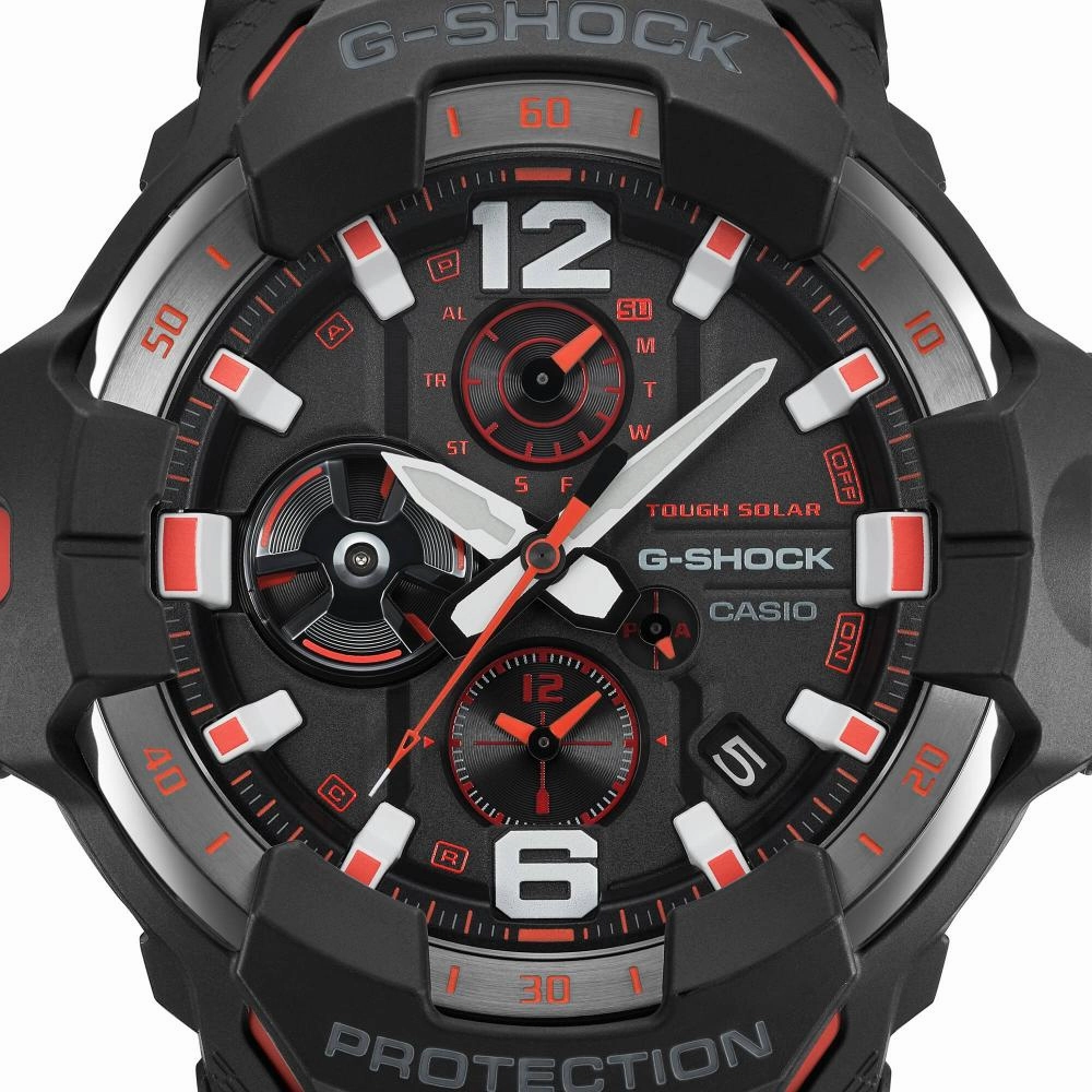 Casio G-Shock Gravity Master Black Resin Strap Men's Watch GR-B300-1A4DR