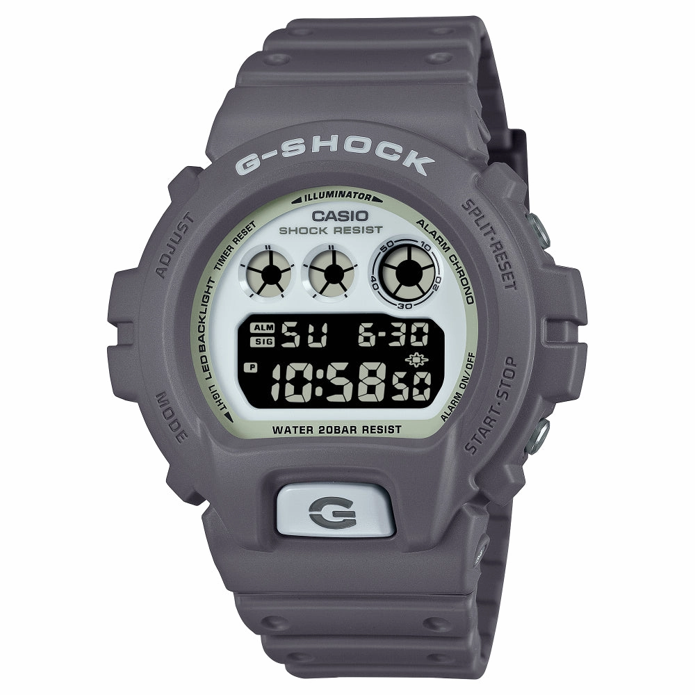 Casio G-Shock Gray Resin Strap Men Watch DW-6900HD-8DR