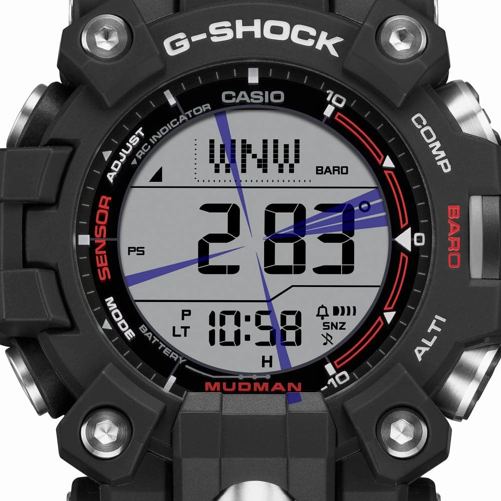 Casio G-Shock Master of G - Land Mudman Digital Black Resin Strap Men Watch GW-9500-1DR