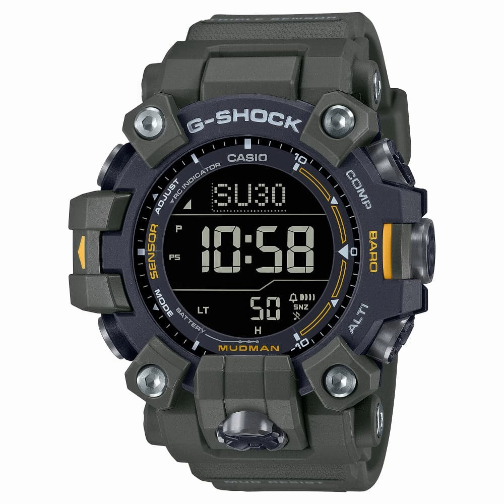 Casio G-Shock Master of G - Land Mudman Green Resin Strap Men Watch GW-9500-3DR