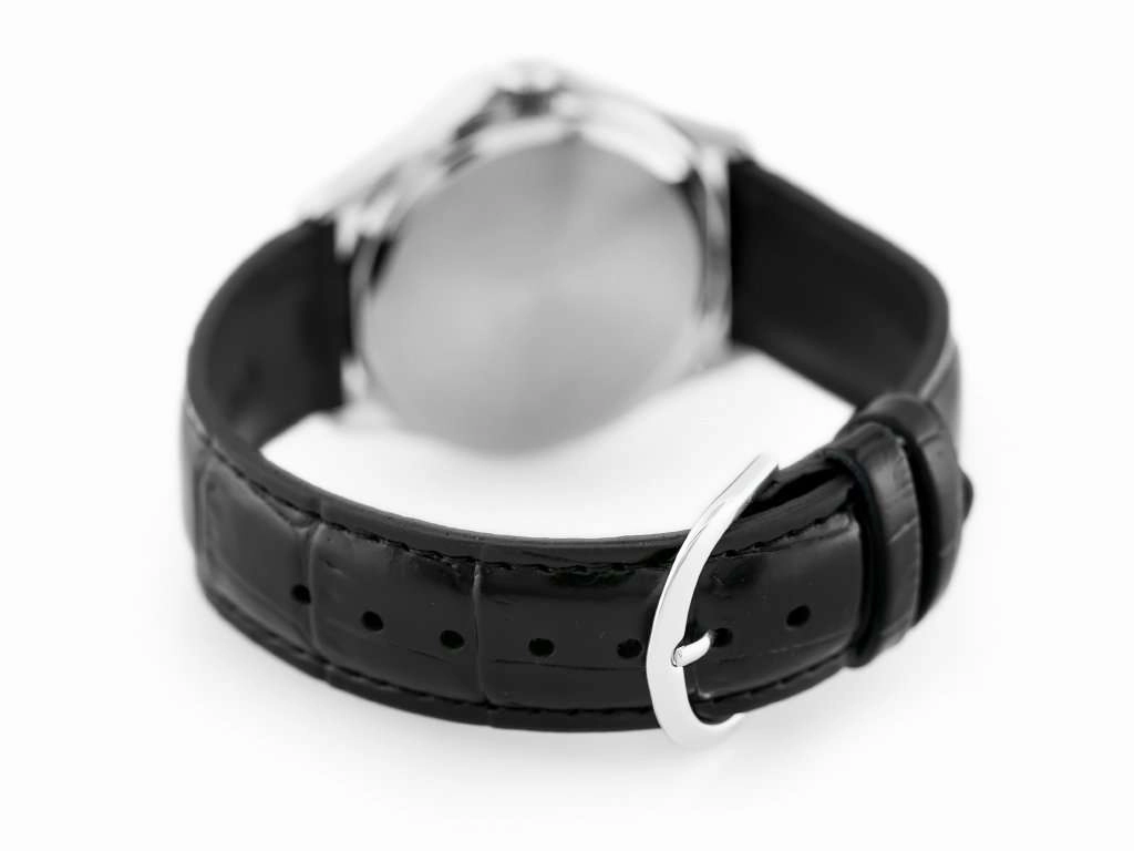 Casio MTP-1183E-7ADF Black Leather Strap Watch for Men