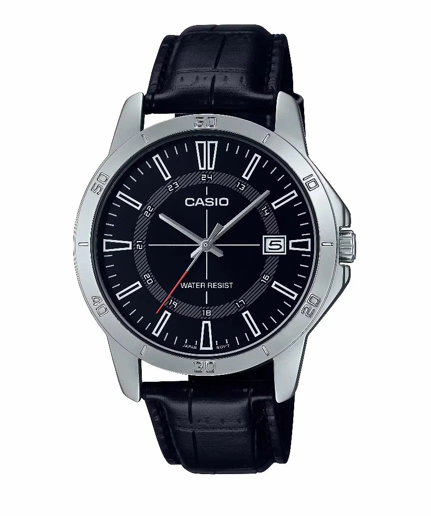 Casio MTP-V004L-1C Analog Leather Strap Watch For Men