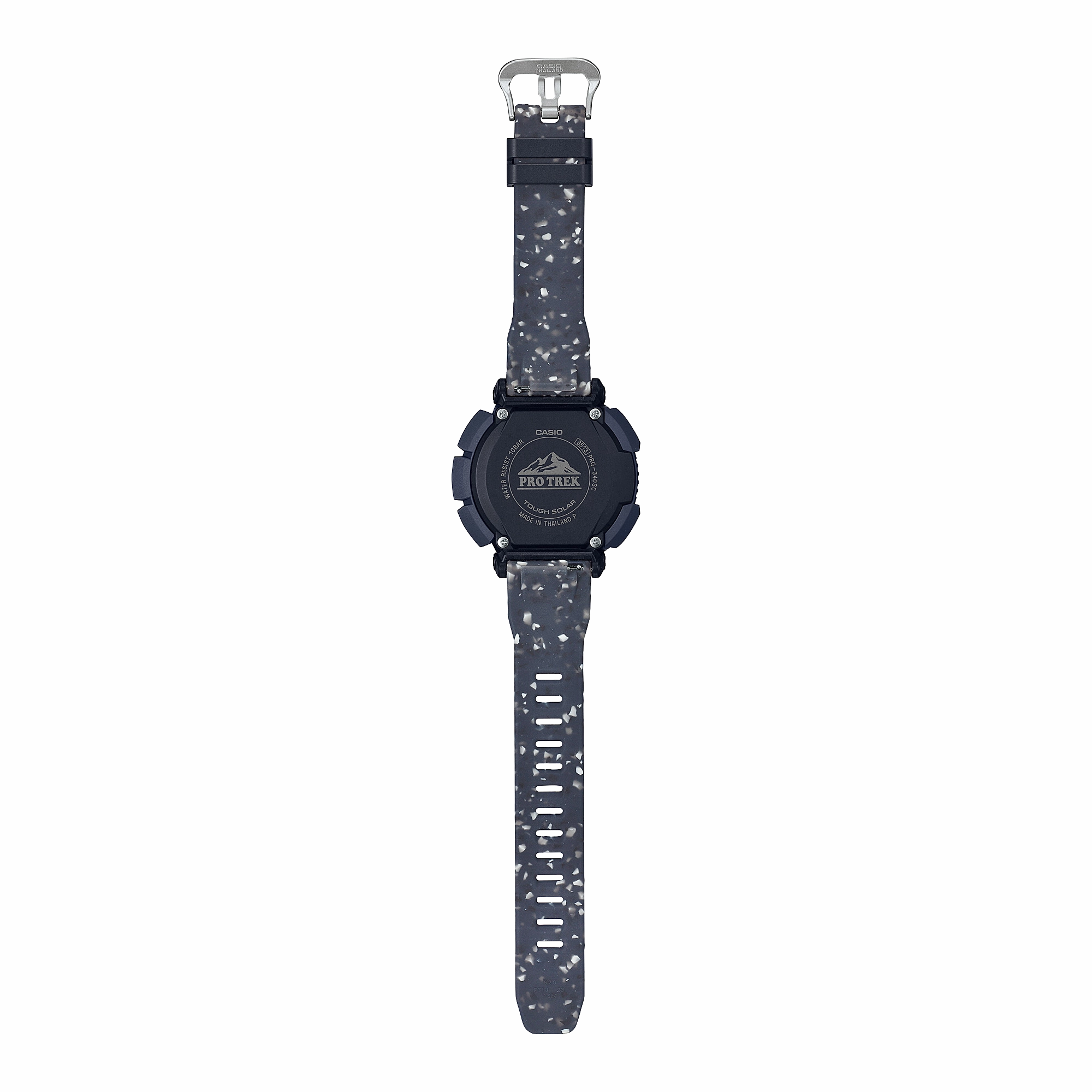 Casio PRO TREK Explorer Edition with Dual-Layer LCD and Reused Resin Band PRG340SC-2D