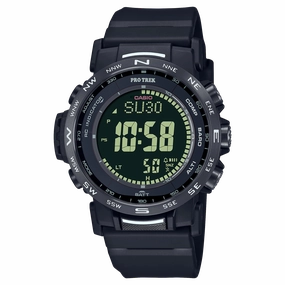 Casio Pro Trek Tough Solar Black Resin Band Watch PRW35Y-1B