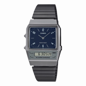 Casio Vintage AQ-800 Retro Modern Colors Stainless Steel Watch AQ800EB-2A