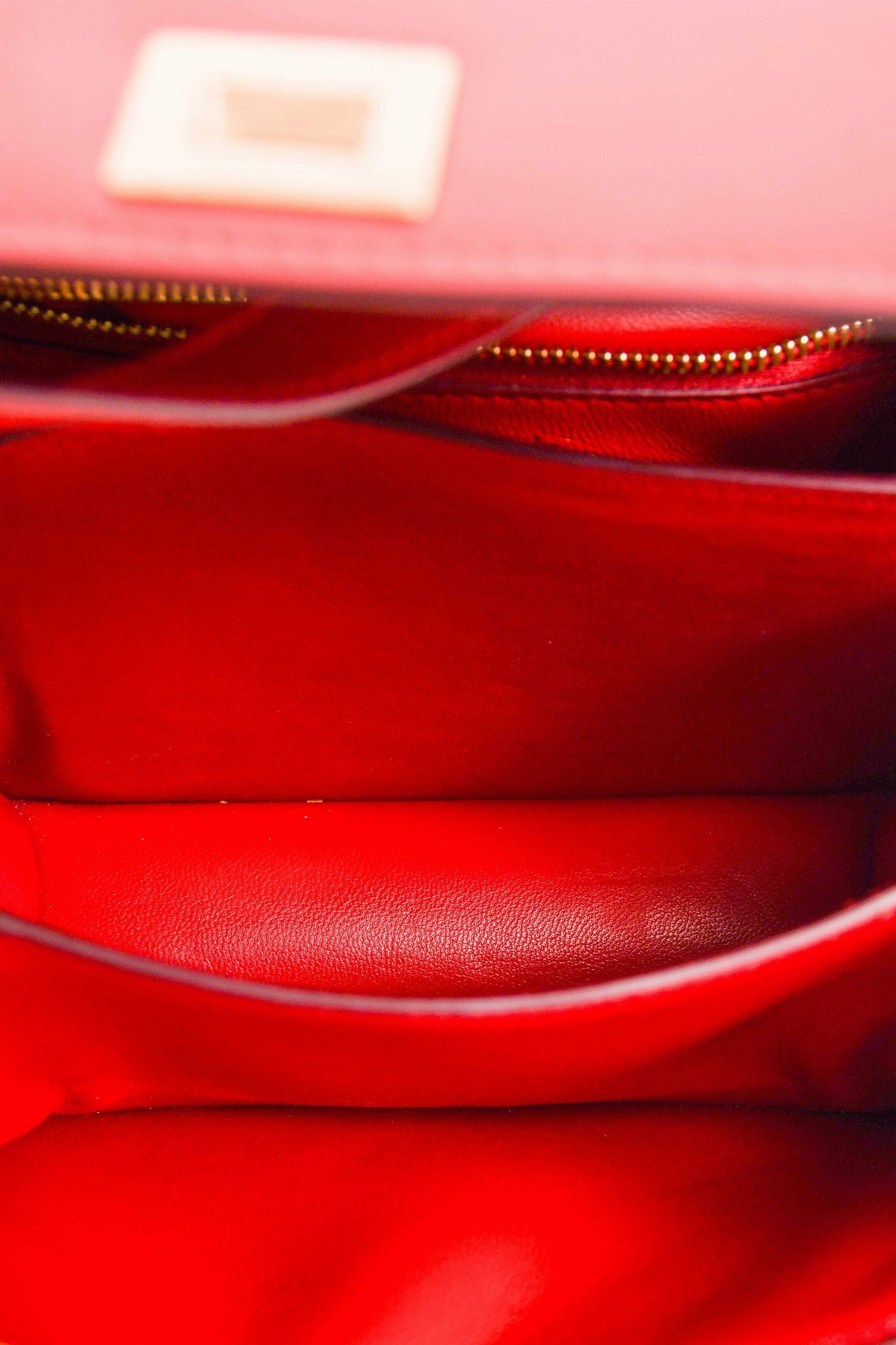 Celine 2016 Red Leather Nano Classic Box Bag