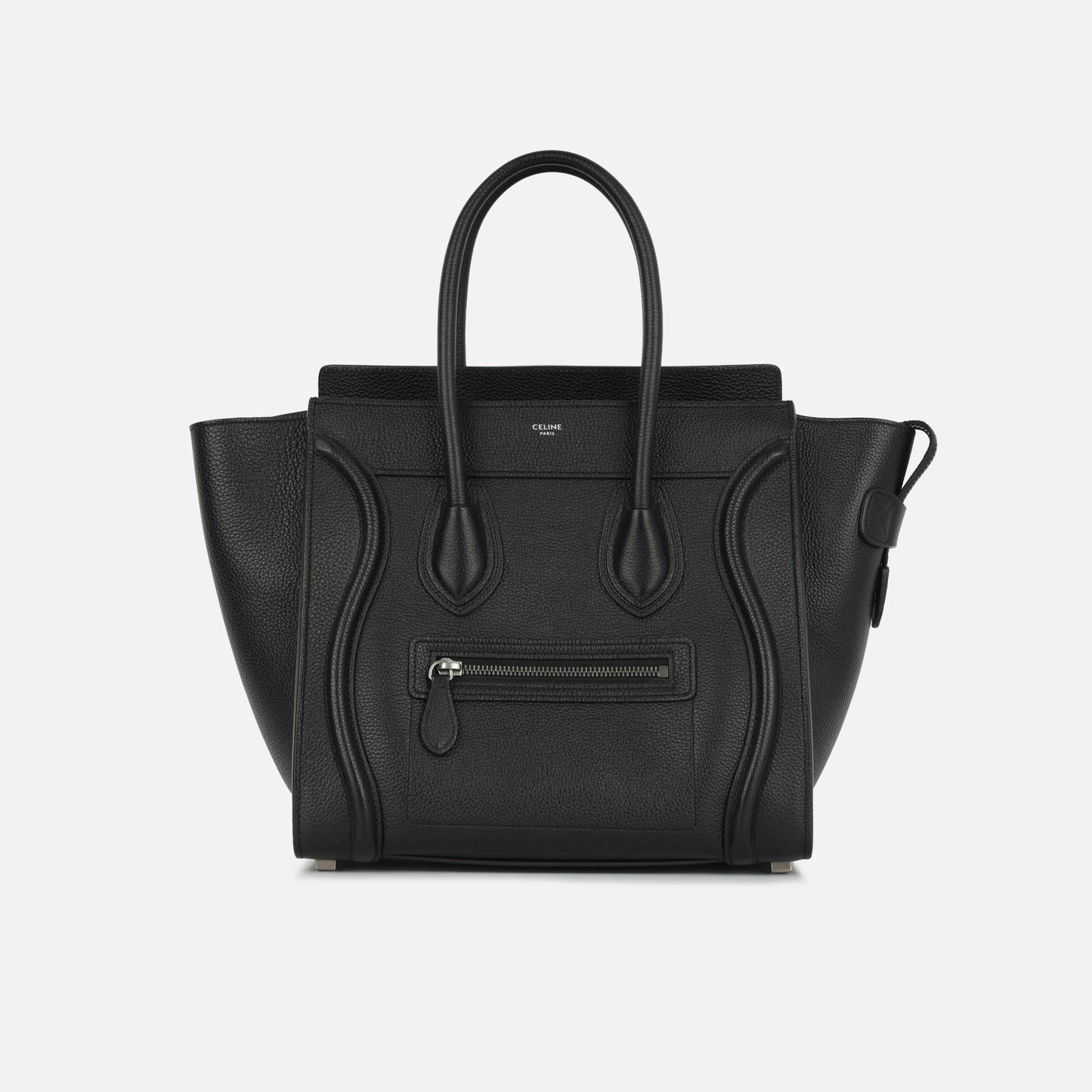 Celine Celine - Micro Luggage Tote - Black Calfskin SHW - Pre-Loved