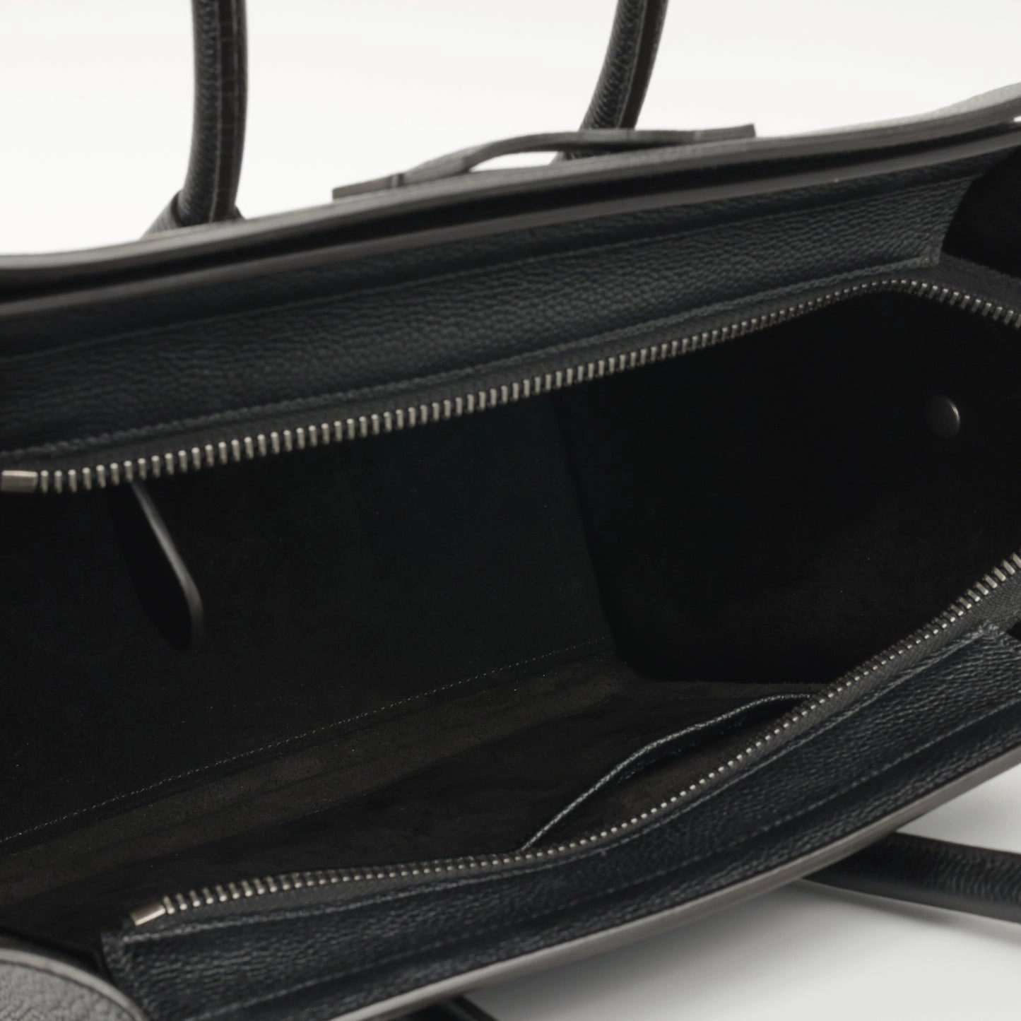 Celine Celine - Micro Luggage Tote - Black Calfskin SHW - Pre-Loved