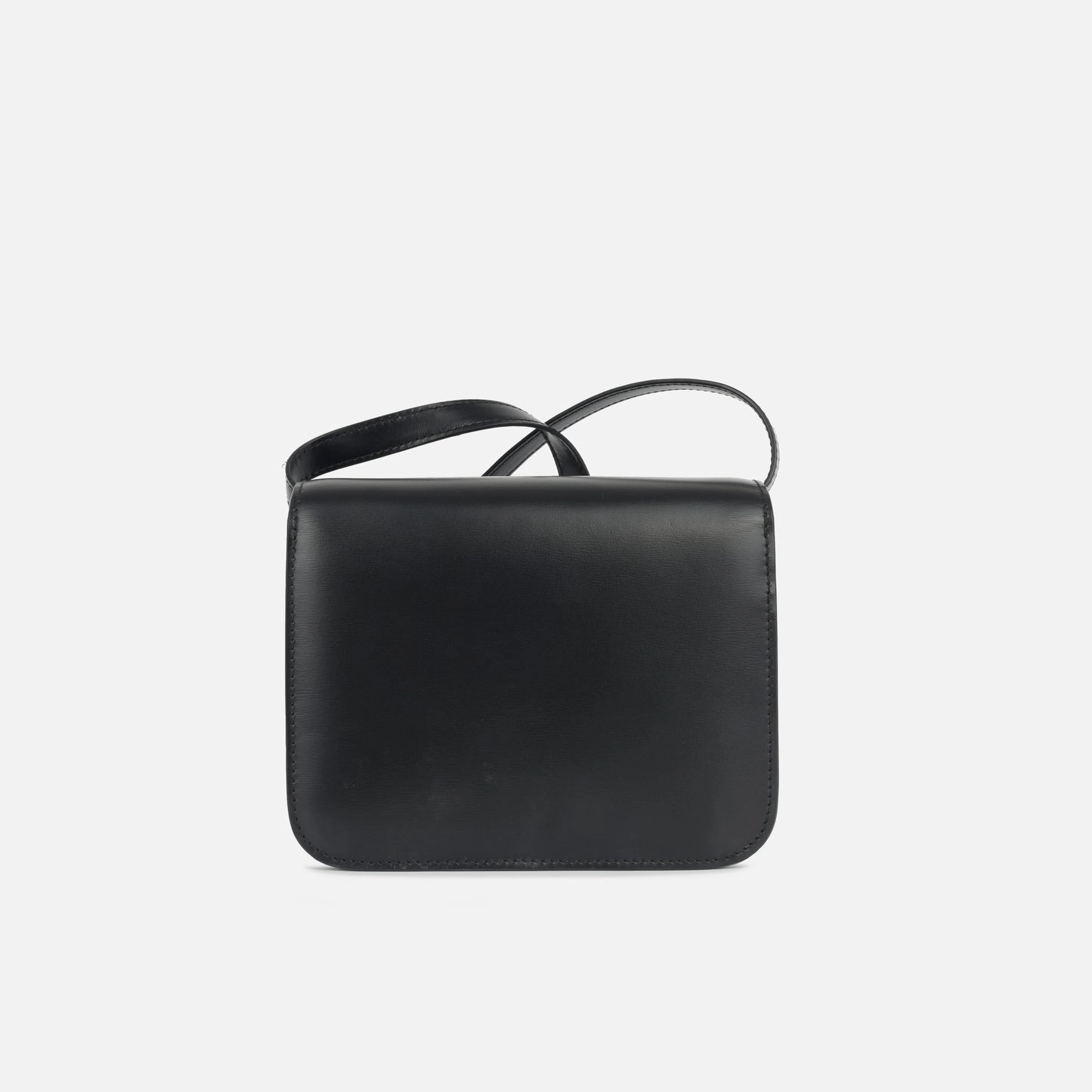 Celine Celine - Teen Classic Box Bag - Black Smooth Calfskin GHW - Pre-Loved