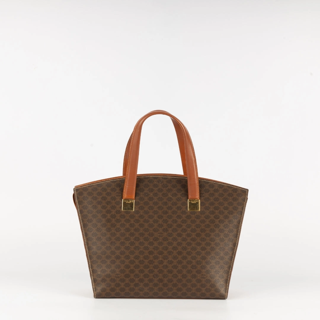 Celine Macadam Brown Satchel