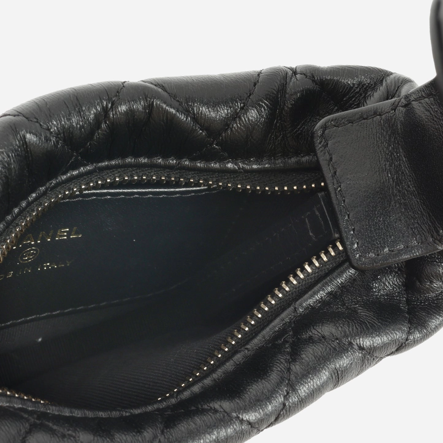 Chanel - Halfmoon - Black Lambskin CGHW - Pre-Loved