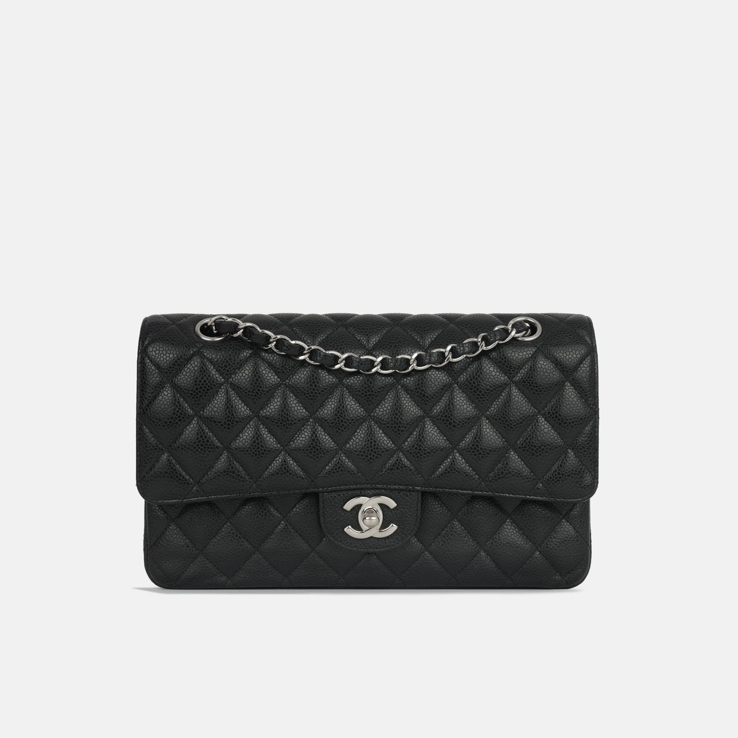 Chanel - Medium Classic Flap - Black Caviar SHW - 2008/09 - Pre-Loved