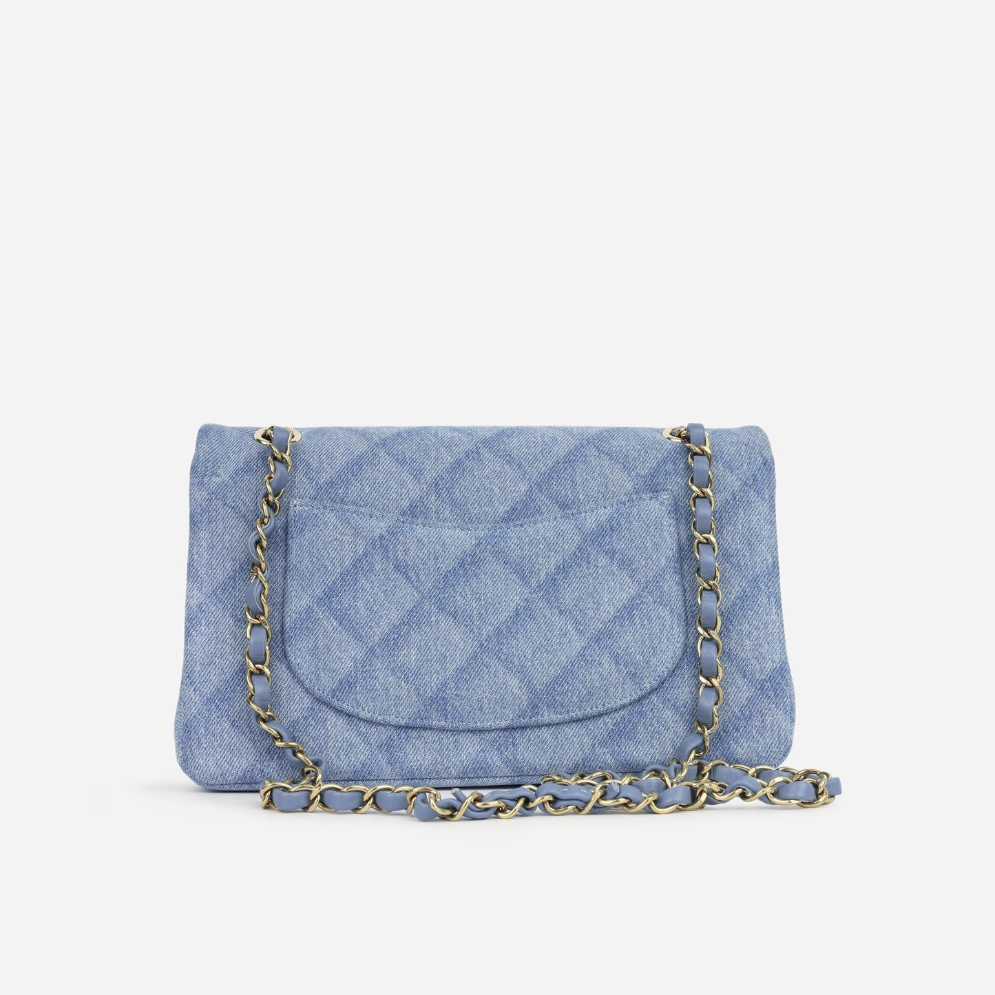 Chanel - Medium Classic Flap Bag - Denim Tromp L`oiel CGHW - 2022 - Pristine