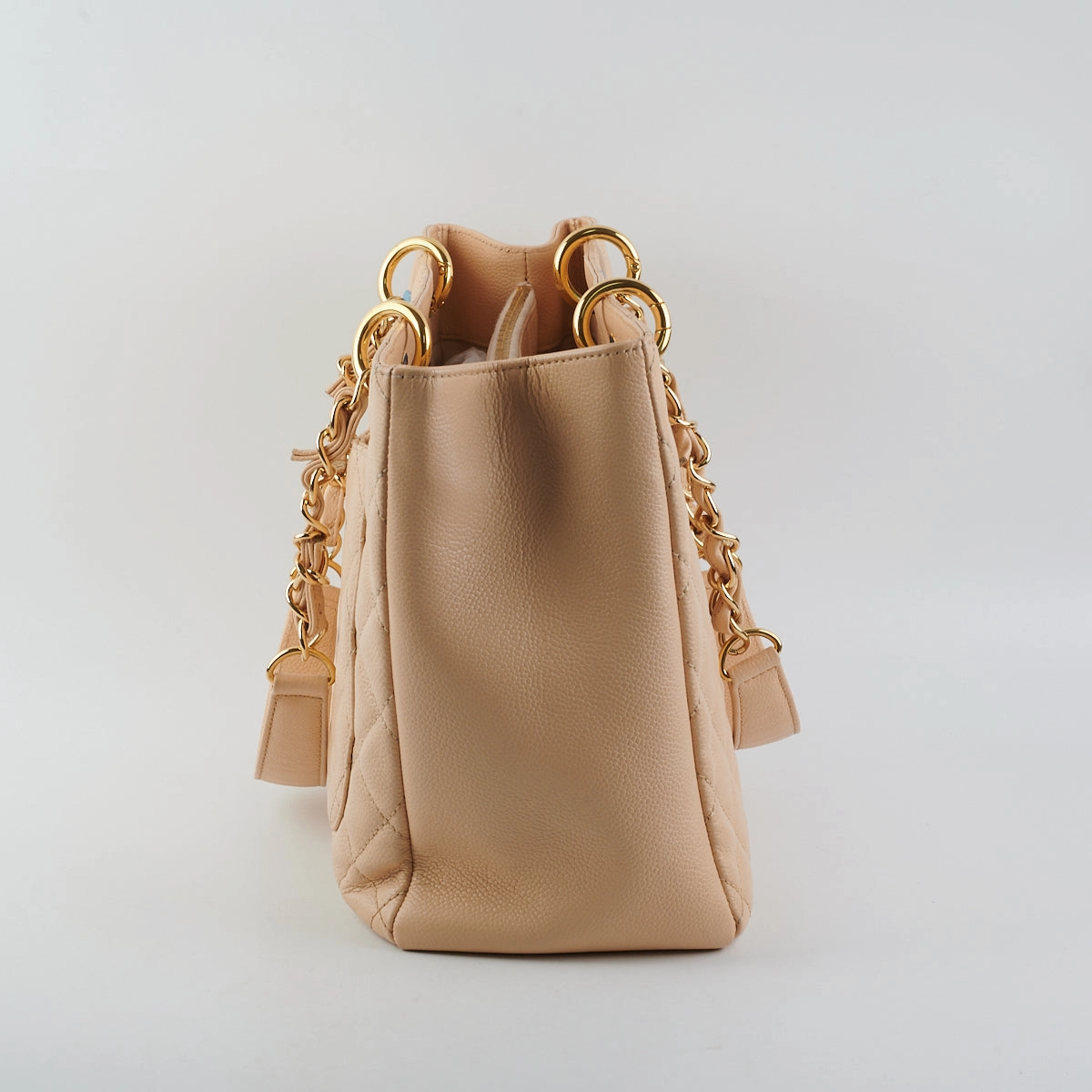 Chanel Caviar Grand Shopping Tote GST Beige