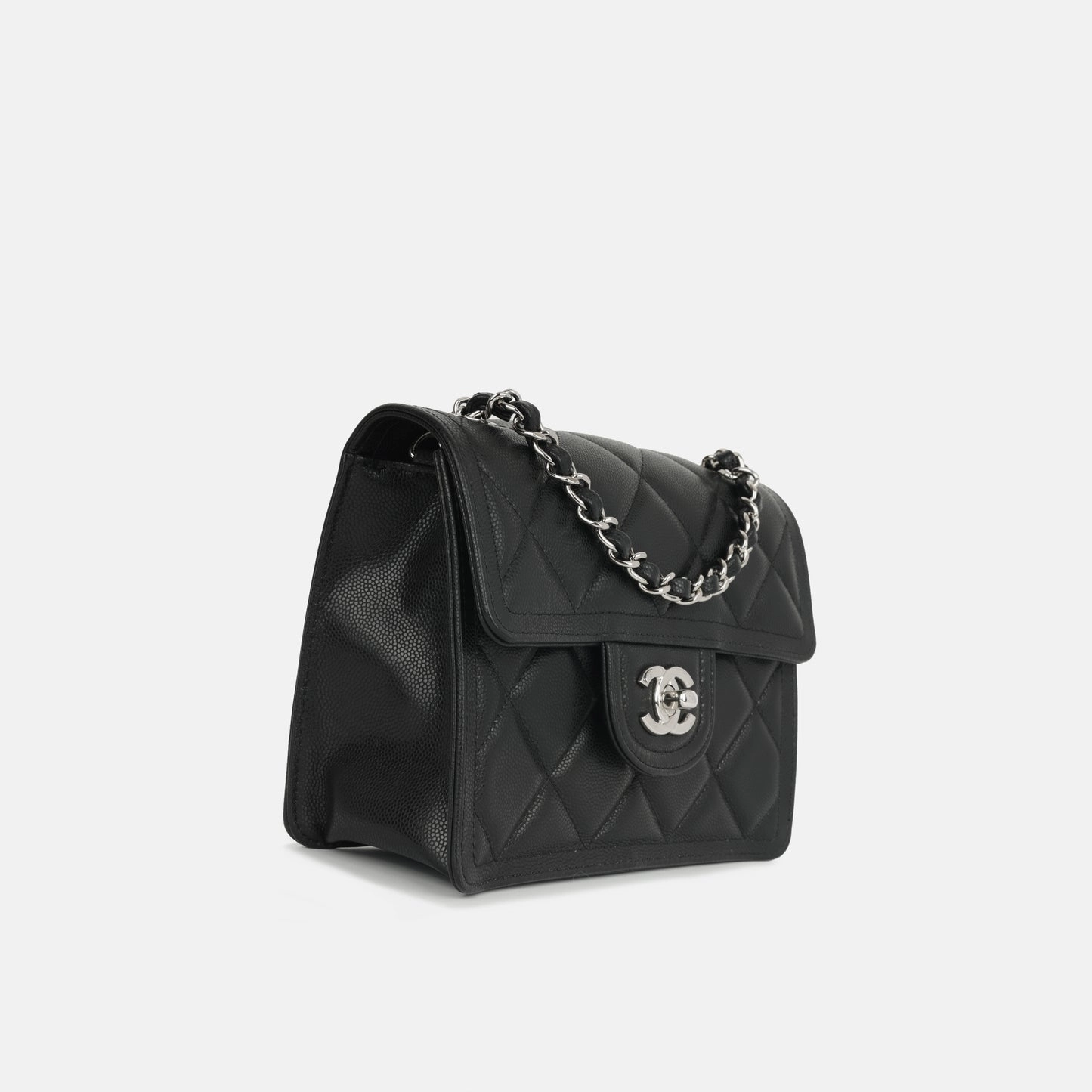Chanel Chanel -23s Seasonal Mini Flap - Black Caviar SHW - Pristine
