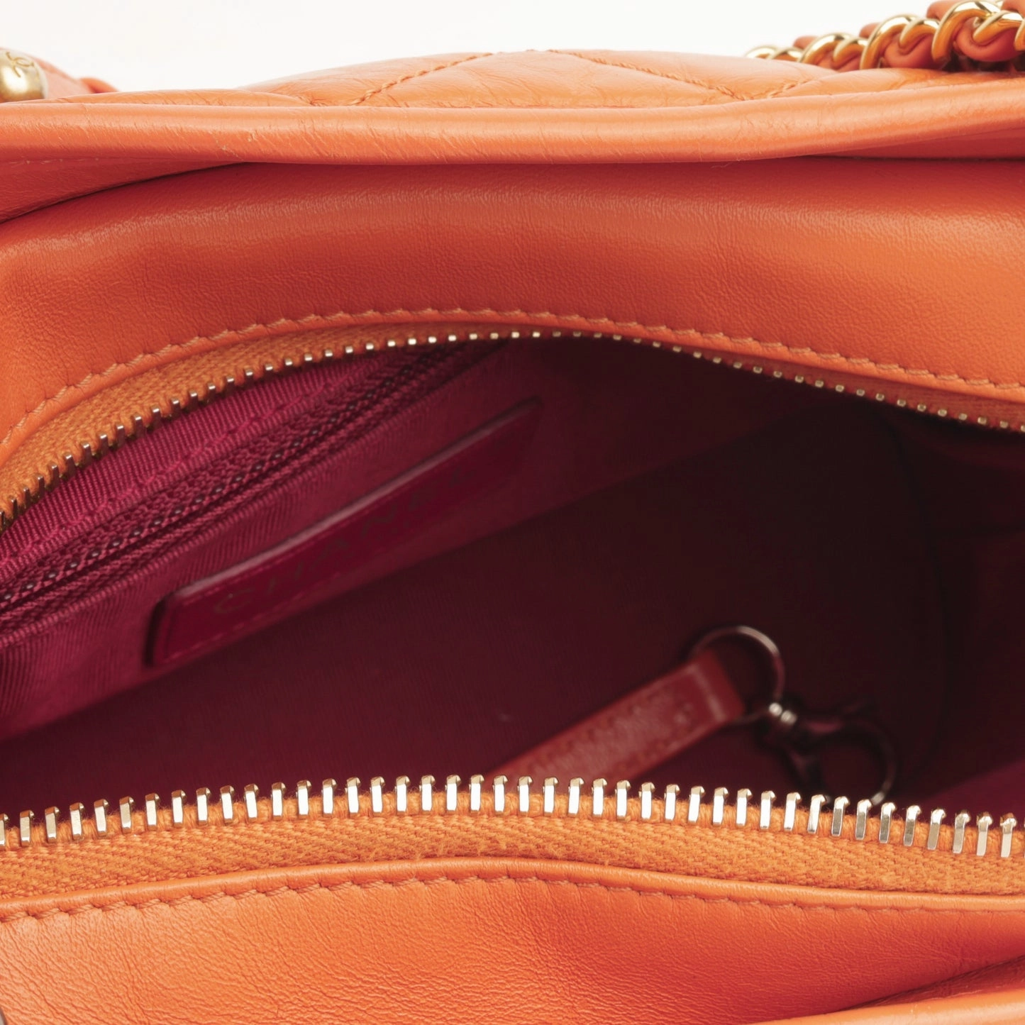 Chanel Chanel - Gabrielle Small - Orange Lambskin MHW - Pre Loved