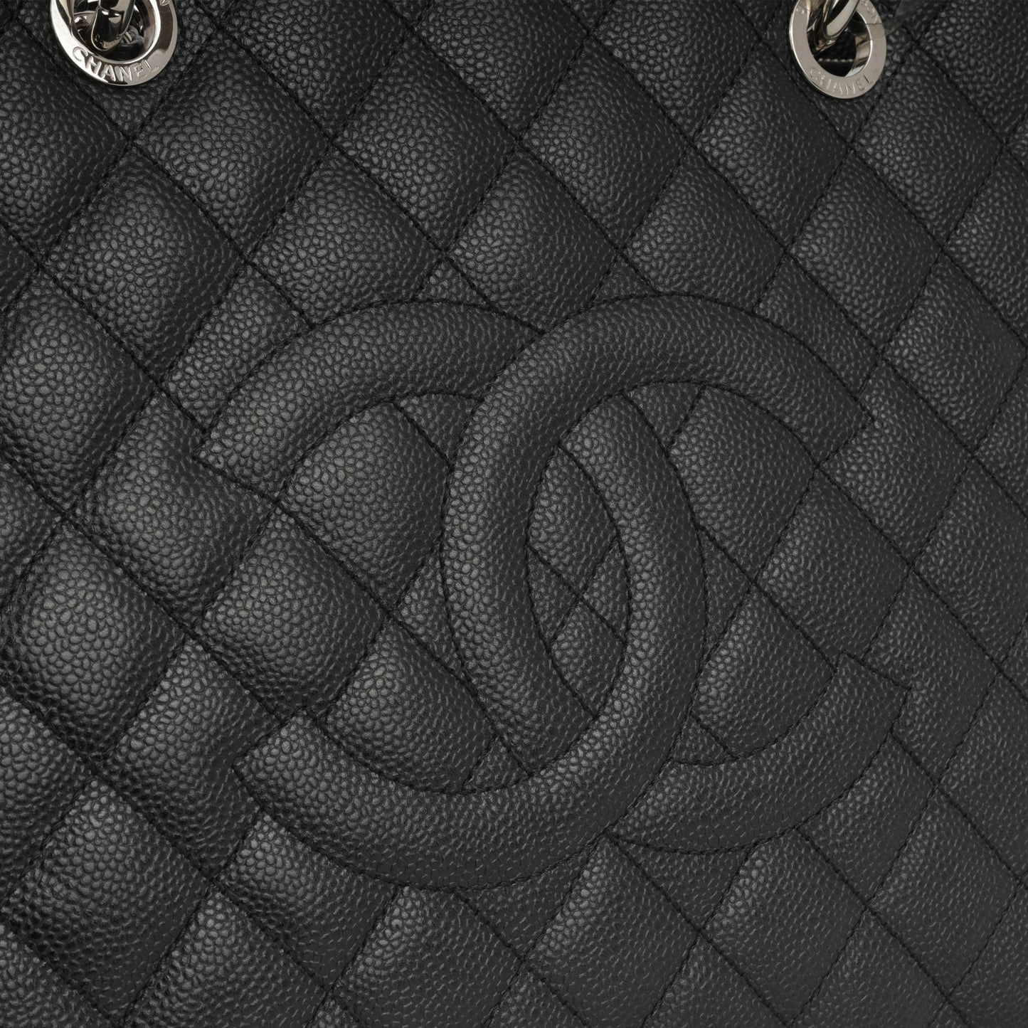 Chanel Chanel - Grand Shopping Tote - Black Caviar SHW - 2012 - Pre-Loved