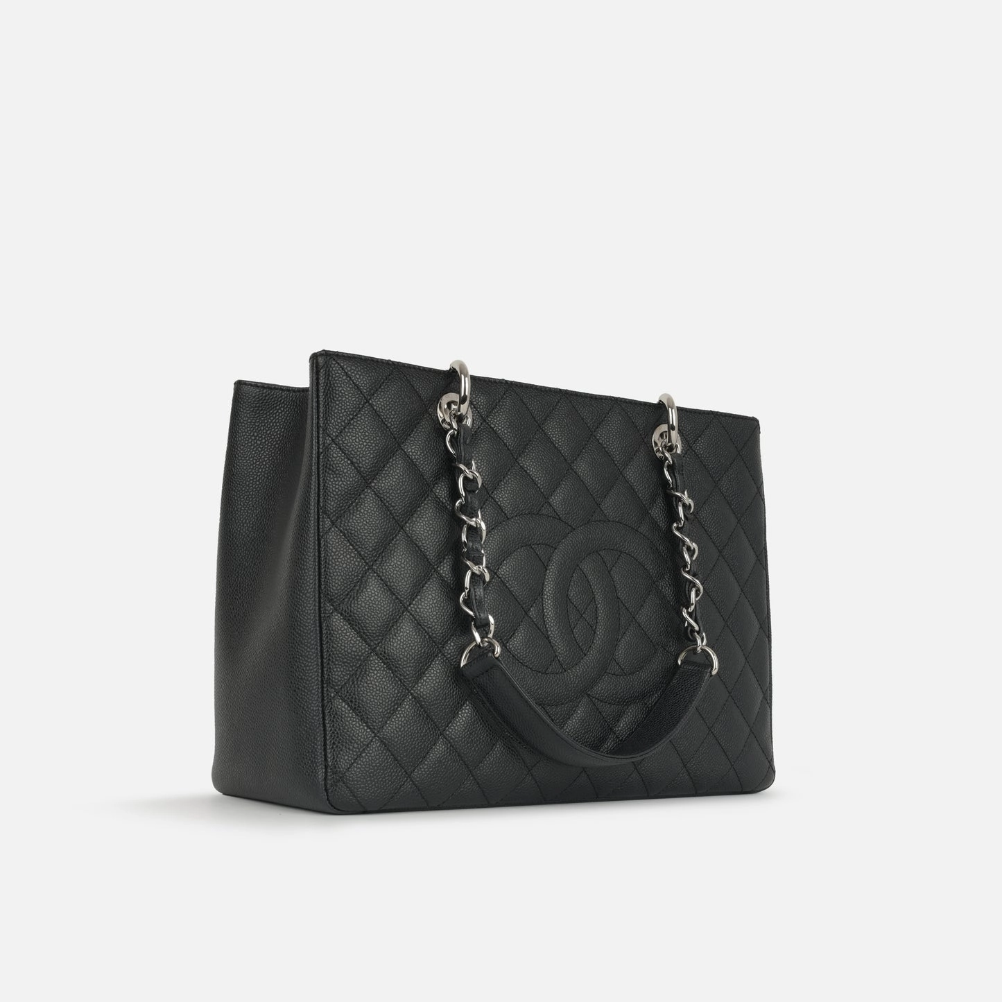 Chanel Chanel - Grand Shopping Tote - Black Caviar SHW - 2012 - Pre-Loved