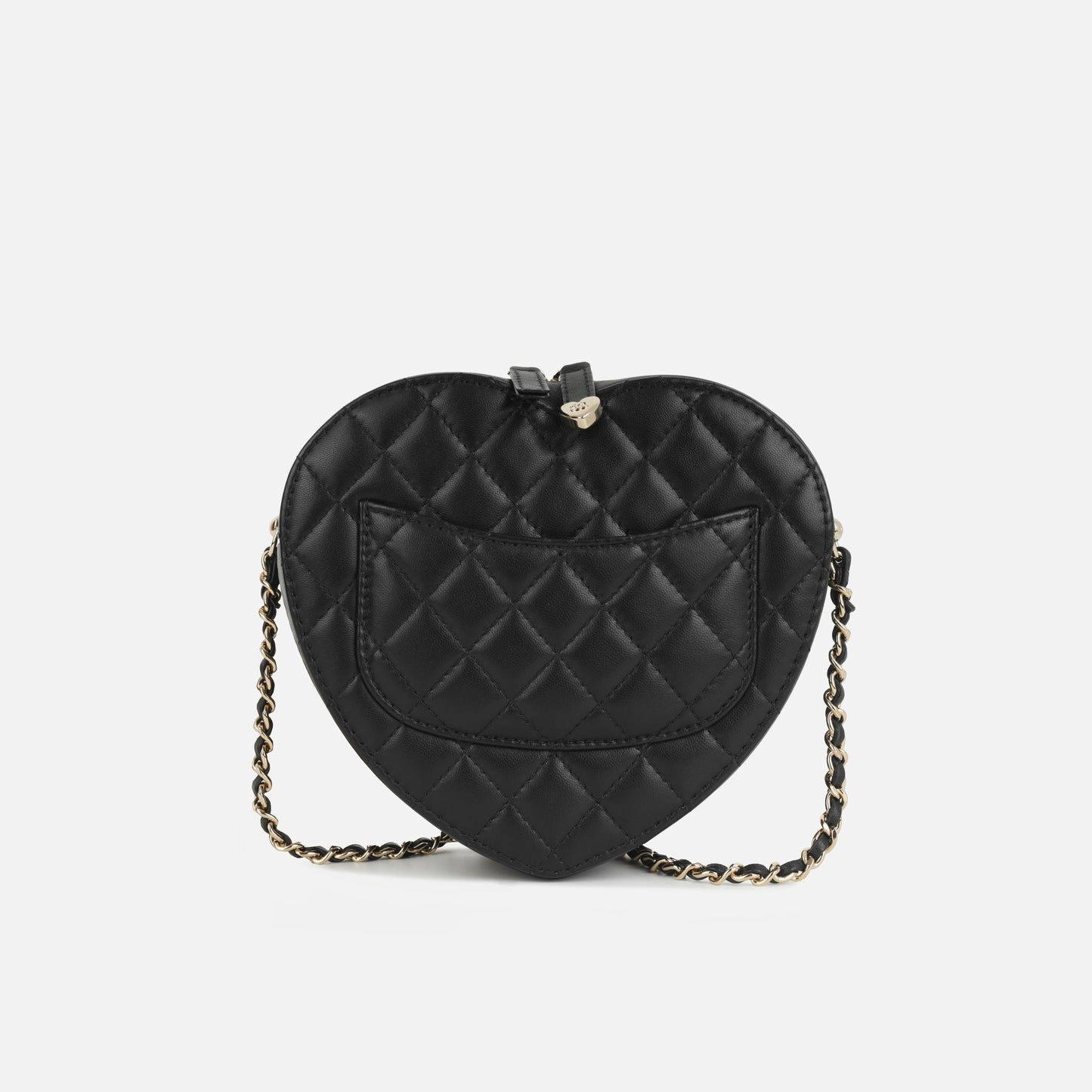 Chanel Chanel - Large Heart Bag - Black Lambskin CGHW - Pristine