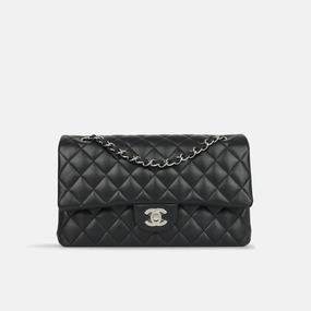 Chanel Chanel - Medium Classic Flap - Black Lambskin GHW - 2017 - Pre-Loved