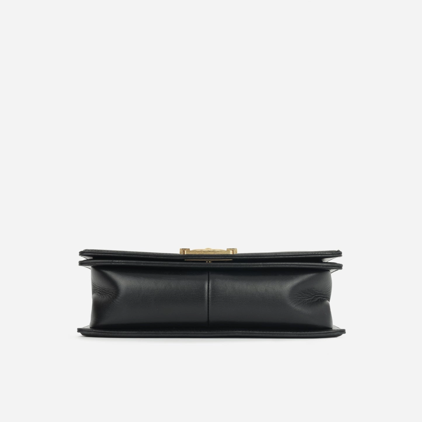 Chanel Chanel Old Medium Boy Bag - Black Lambskin GHW