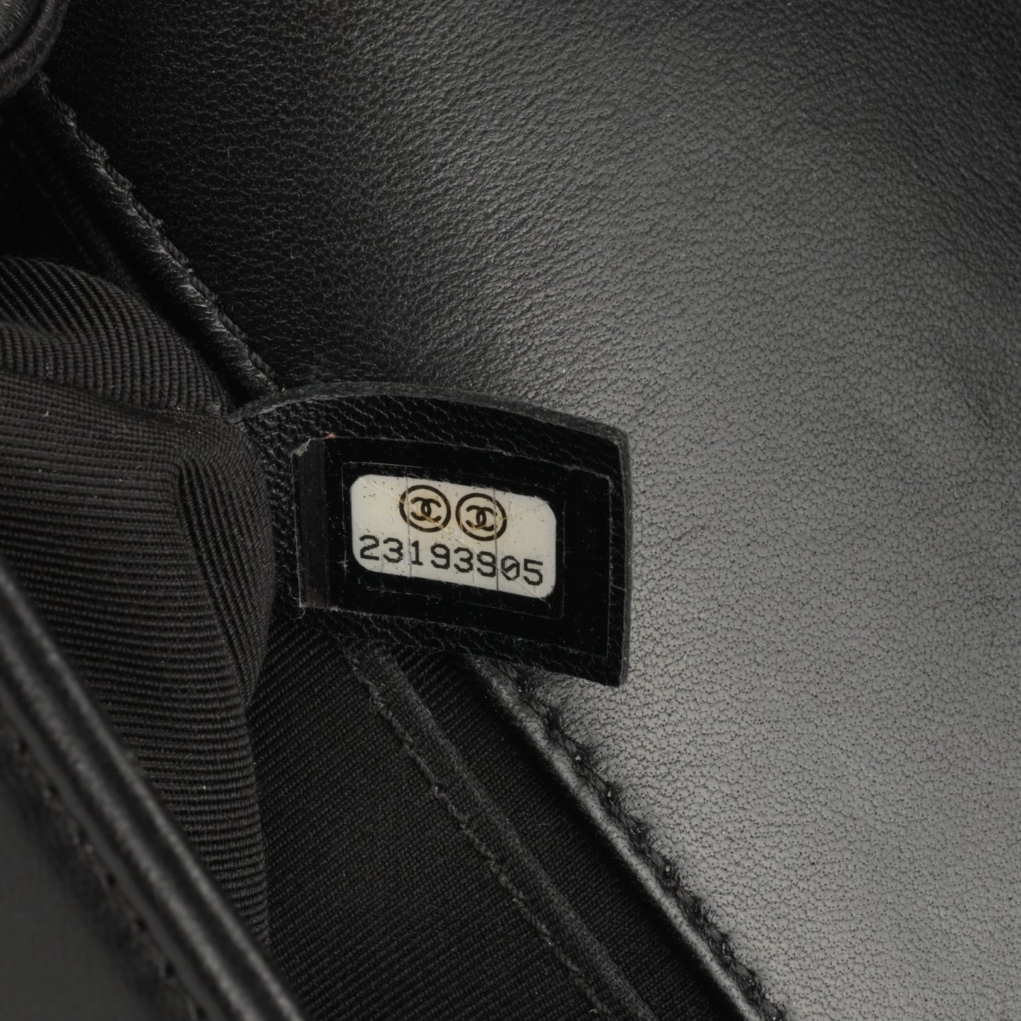 Chanel Chanel Old Medium Boy Bag - Black Lambskin GHW